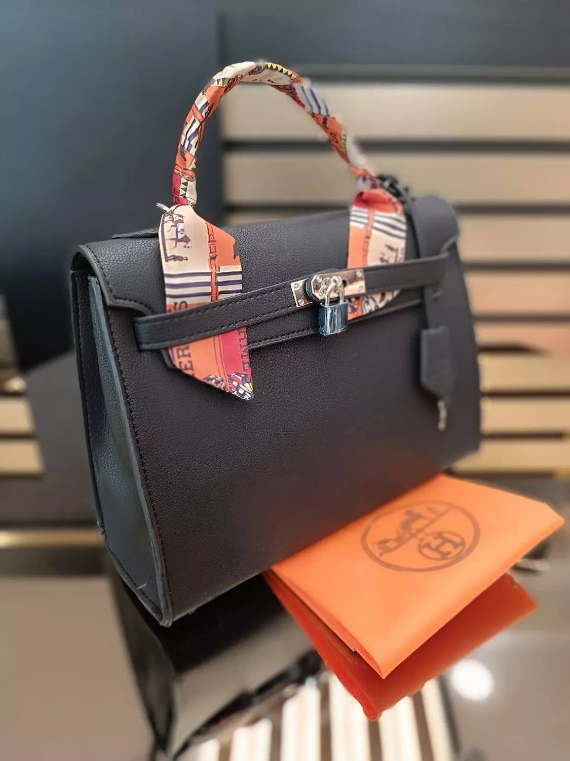 Black Hermés Bag image