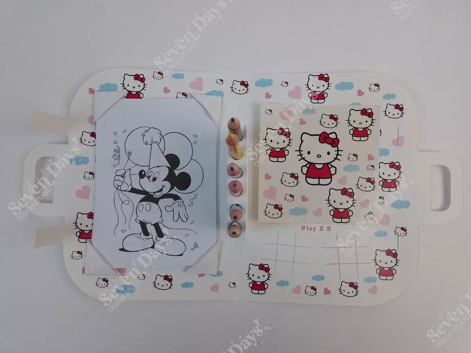 Hello Kitty Coloring Set | Seven Days Design Studio