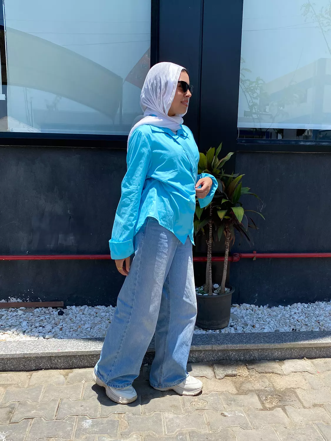 Veya Blouse Baby Blue  11