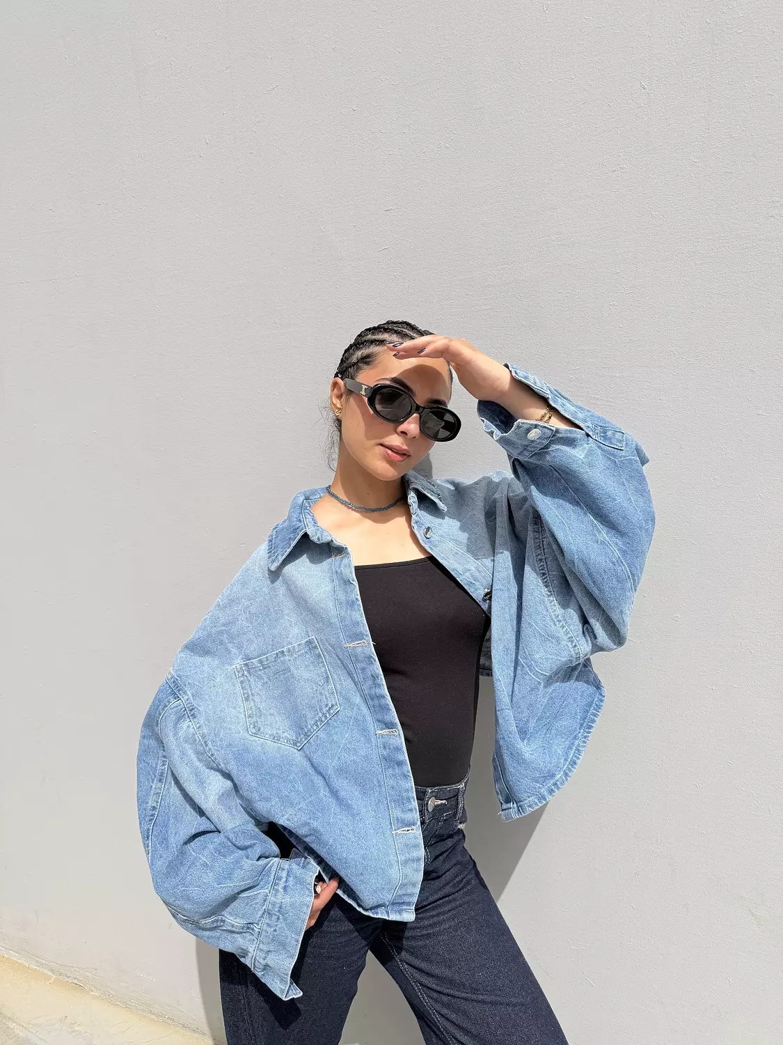 The denim jacket  image