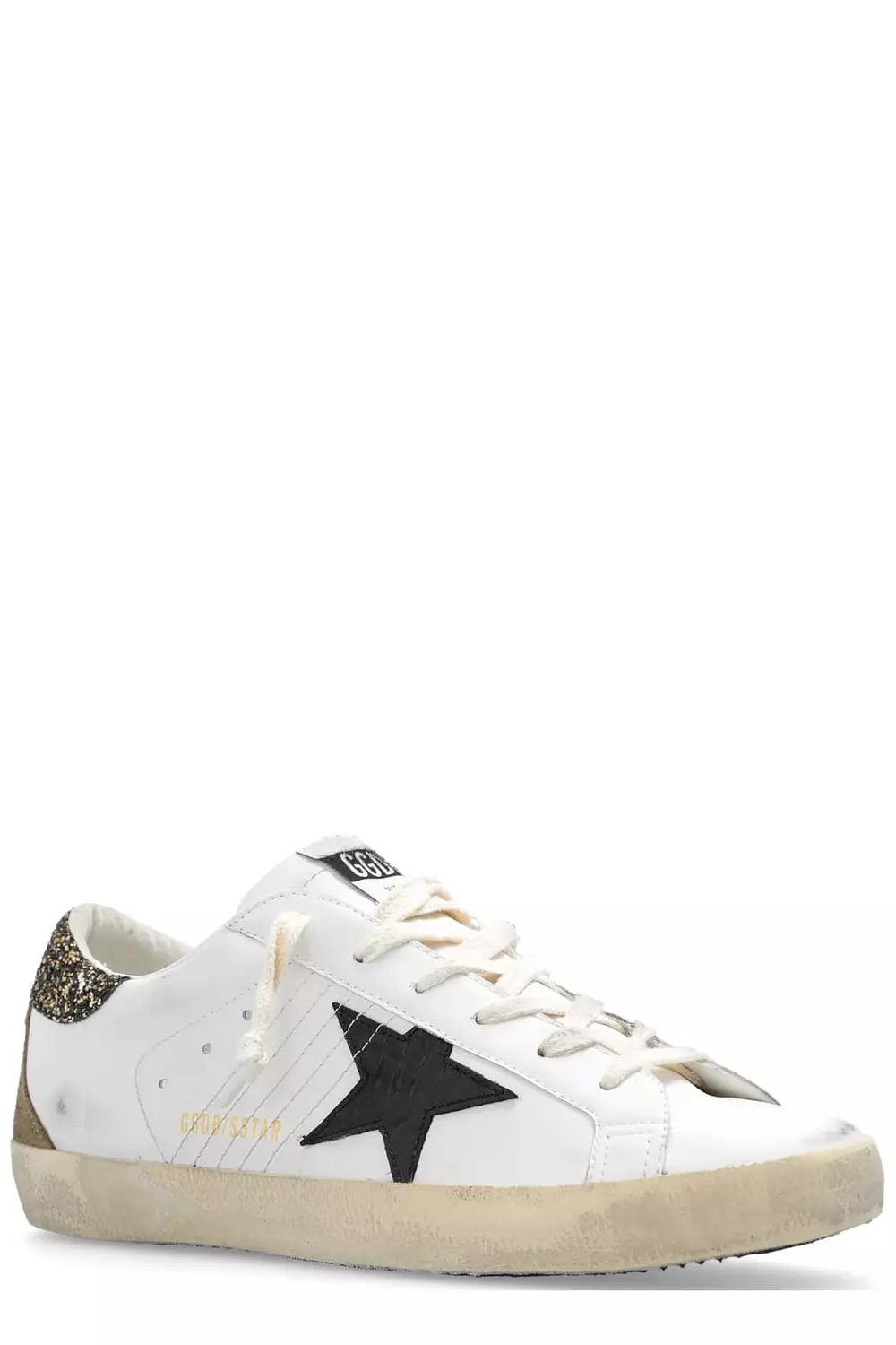 Golden Goose Superstar Sneaker in White, Ice, & Grey 1