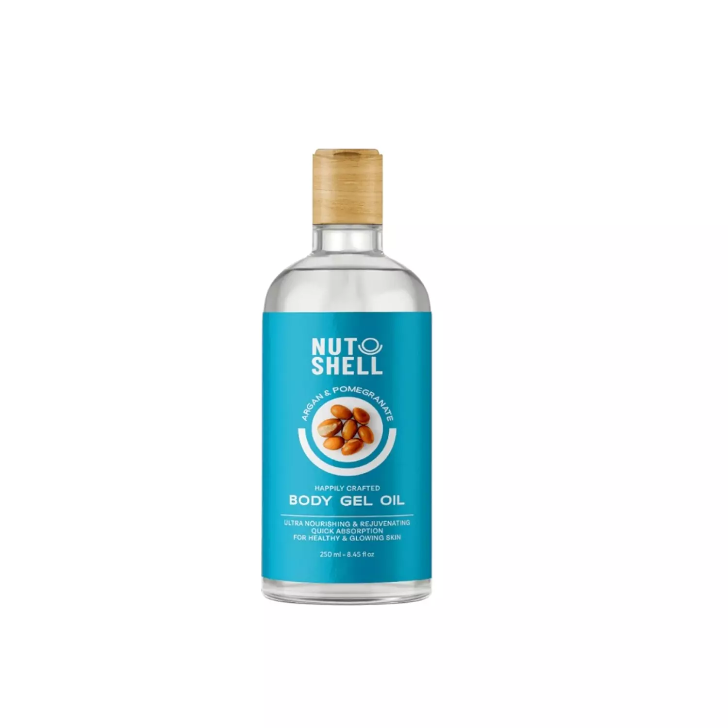 Nutshell Body Gel Oil - Argan & Pomegranate  image