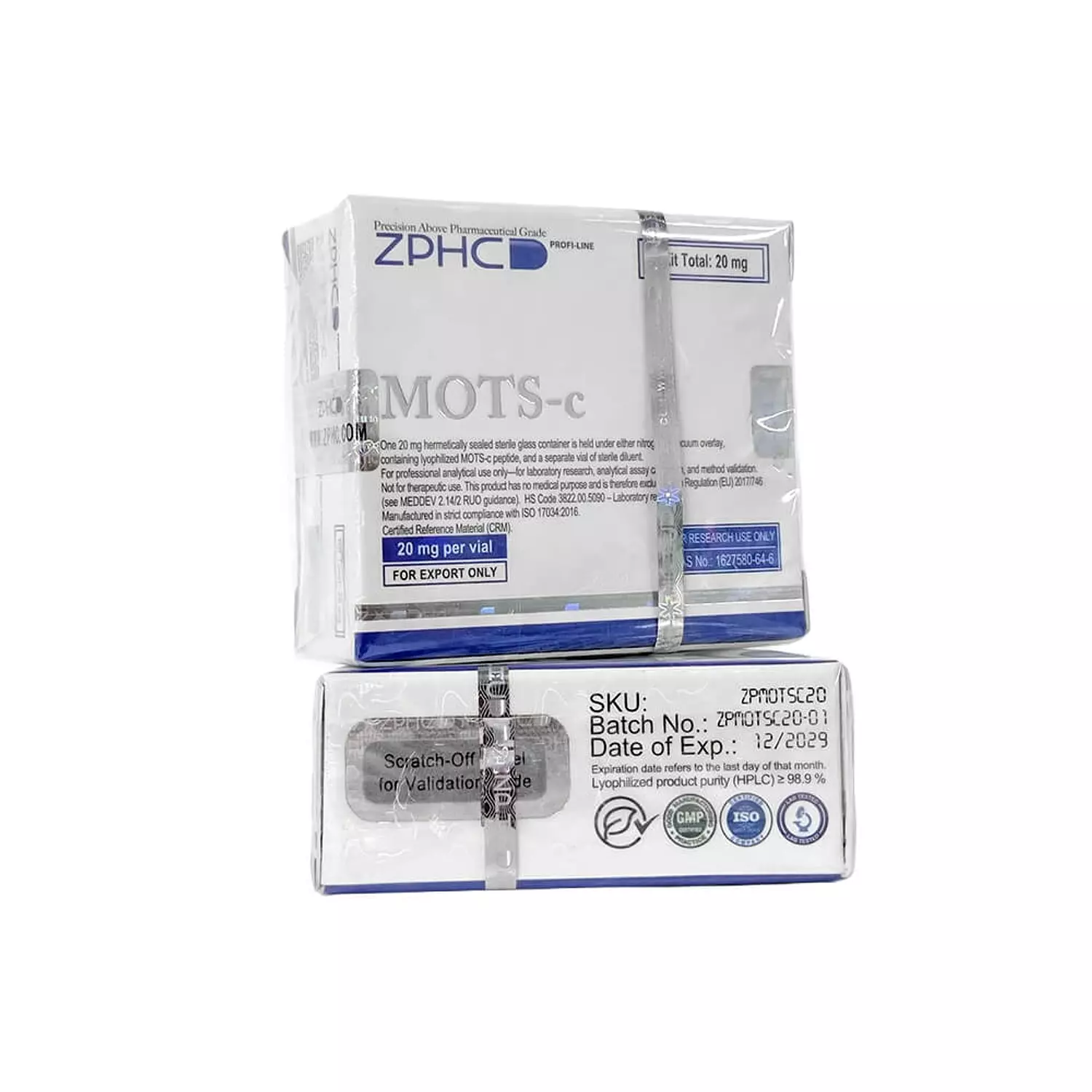 MOTS-C 20mg ZPHC Original | Advanced Peptide for Energy & Metabolic Support hover image