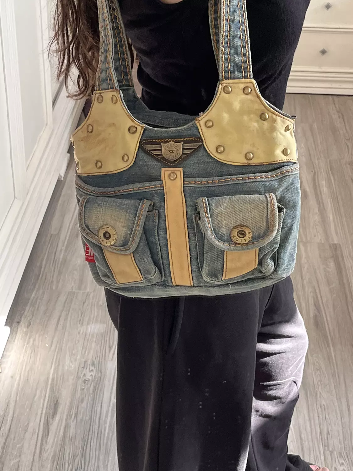Coolest denim Diesel bag 6