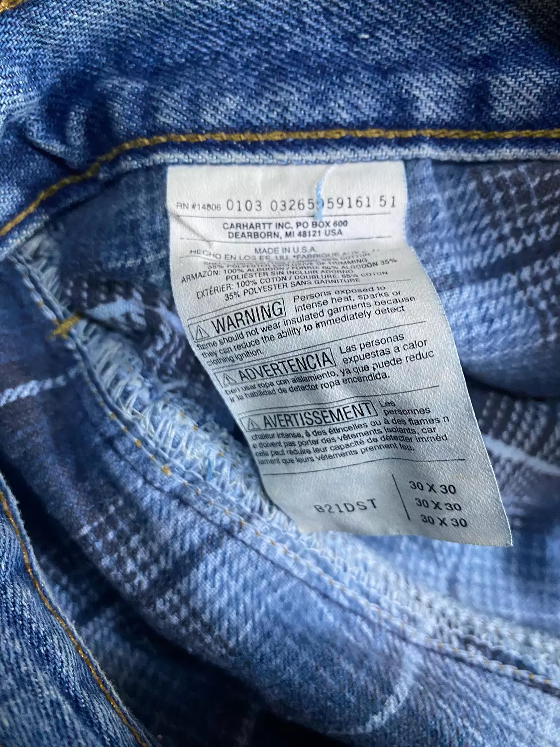  Carhartt Denim Jeans 5
