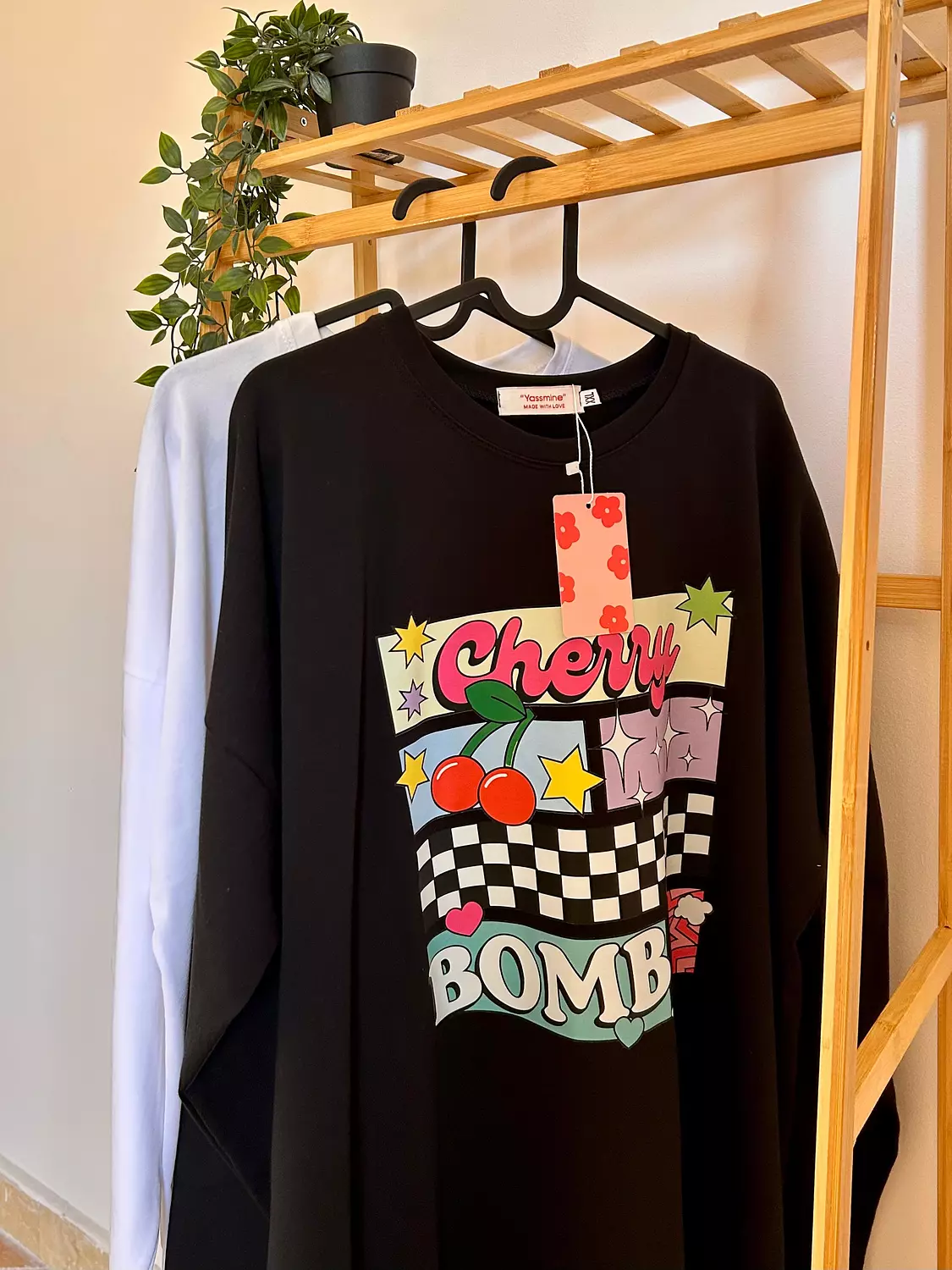 Painted cotton t-shirt  3