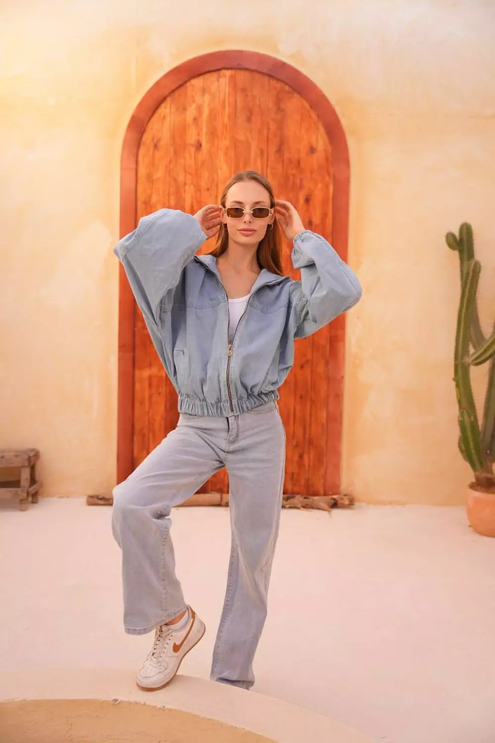hooded denim jacket 3
