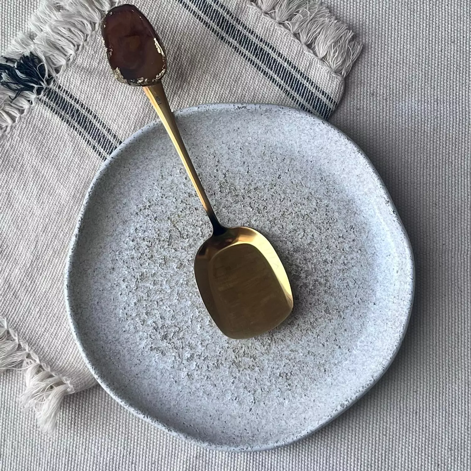 Gold Buffet Serving Spoon 6
