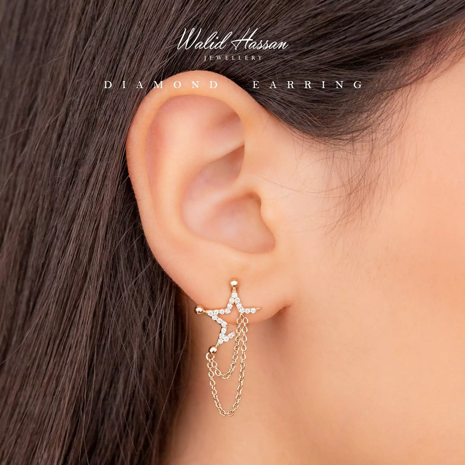 diamond earring 876