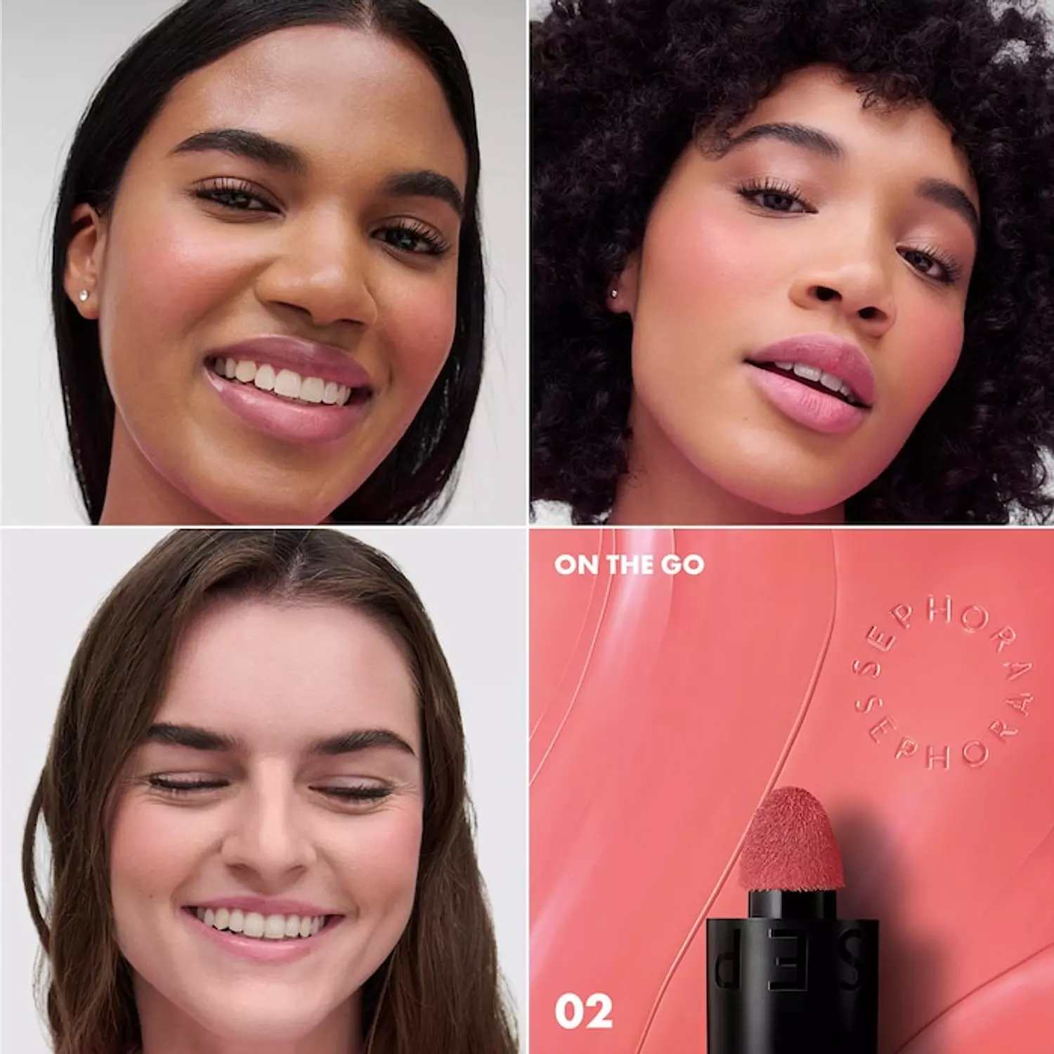 SEPHORA COLLECTION  Blush & Go Trio Makeup Gift Set 3