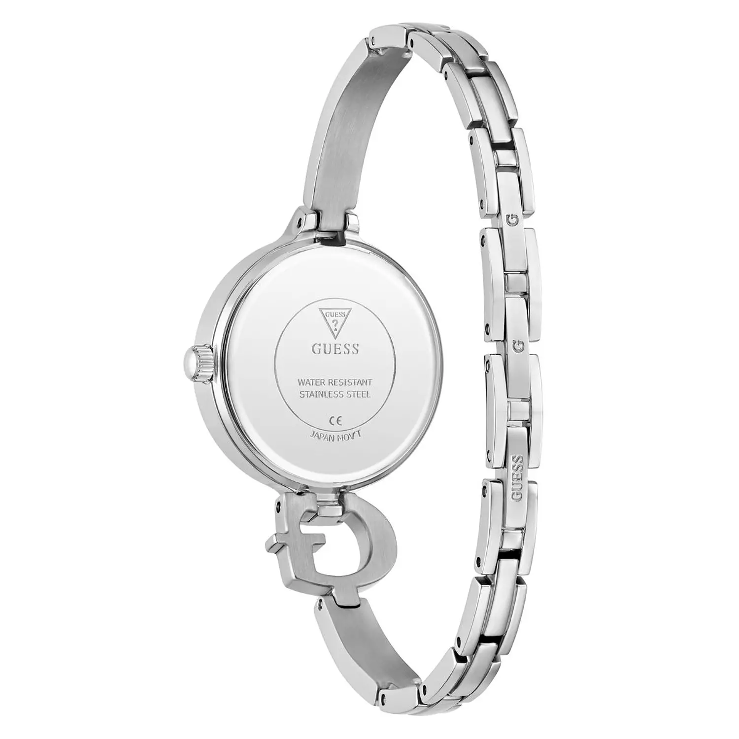GUESS Ladies Giselle Silver Tone Analog Watch Silver Tone Stainless Steel Bracelet GW0929L1 2