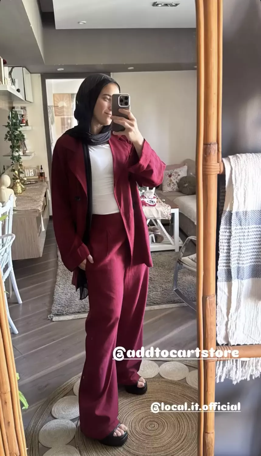 Linen Blazer Set image