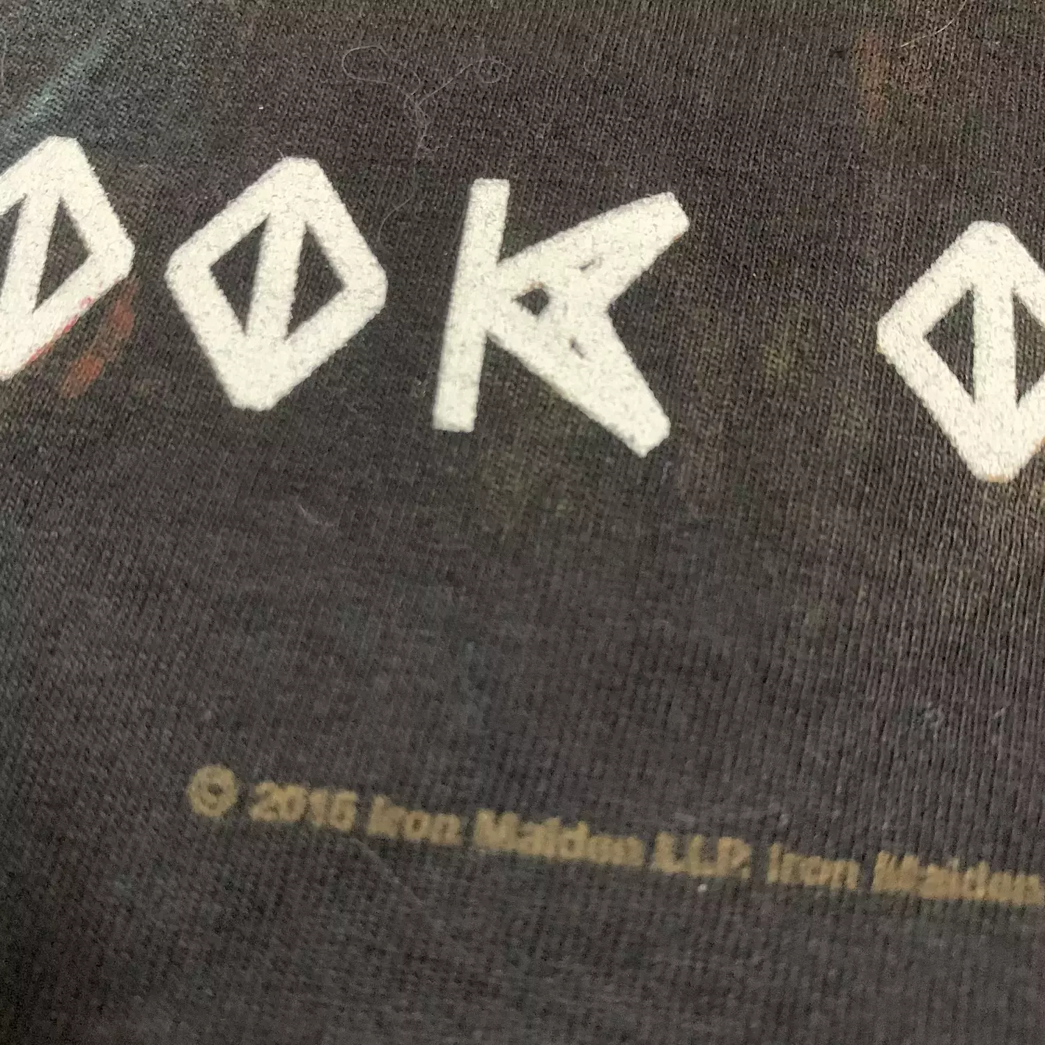 2015 Iron Maiden Tshirt 2