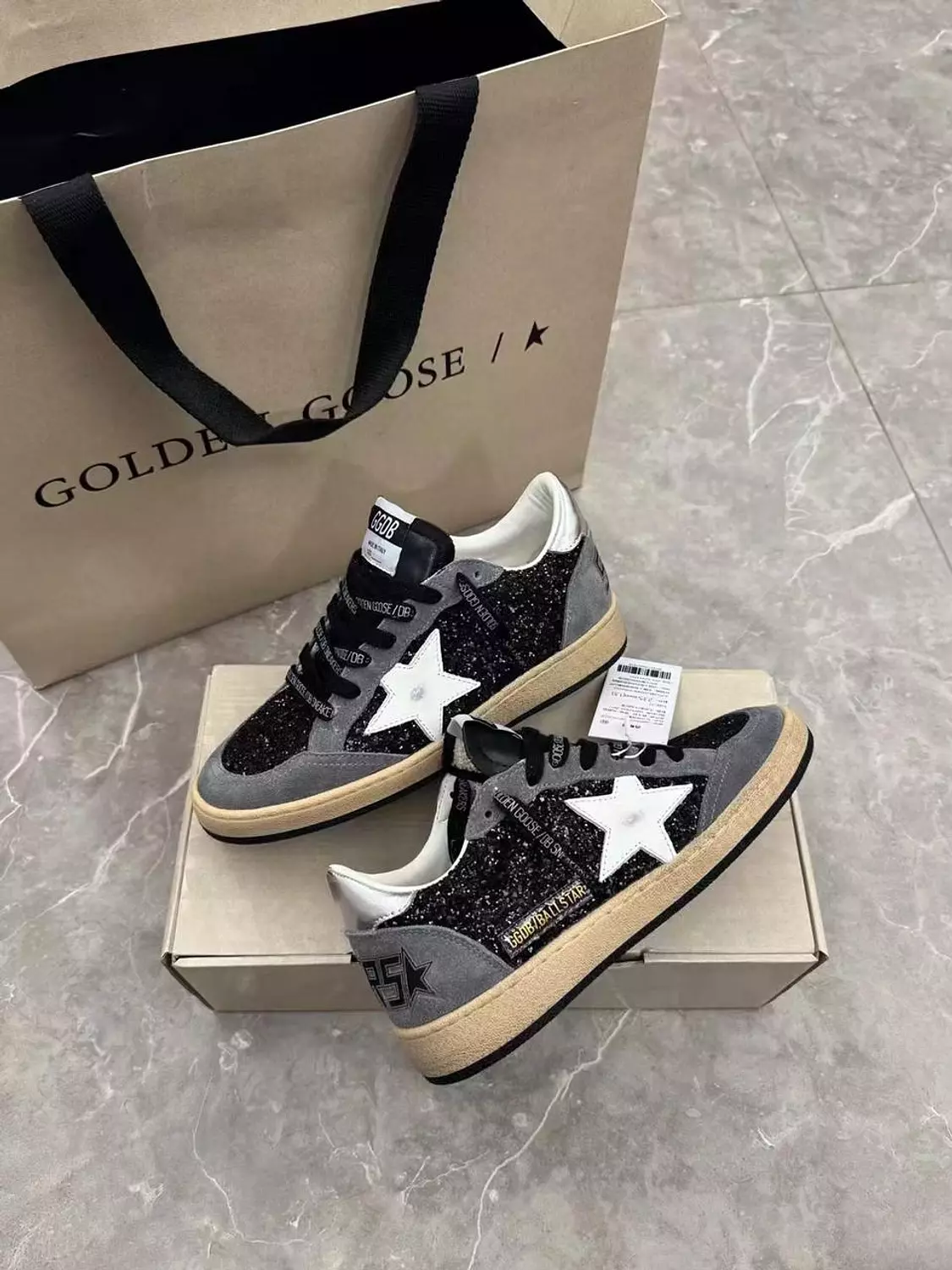 New colors and styles of GGDB distressed sneakers hover image