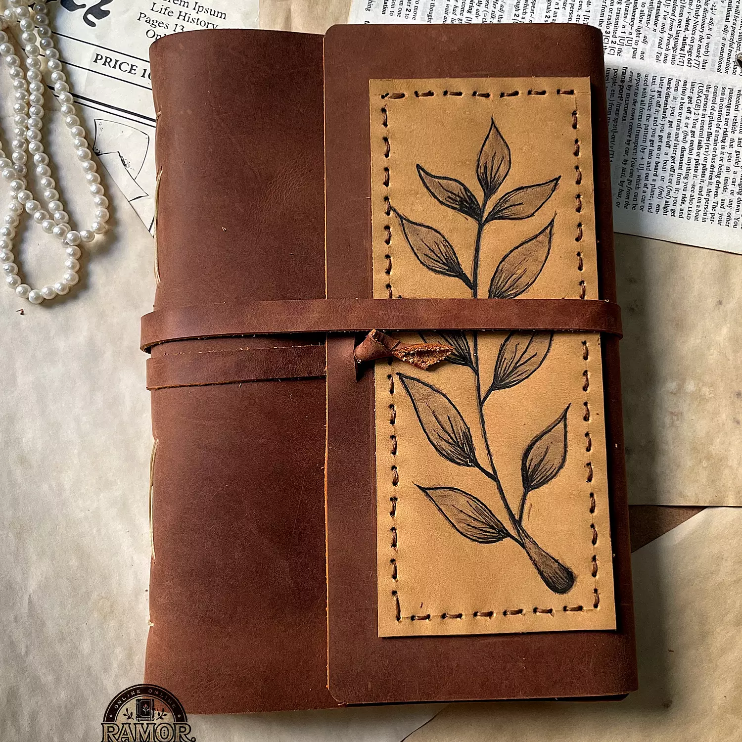 Classic leaf journal A5 image