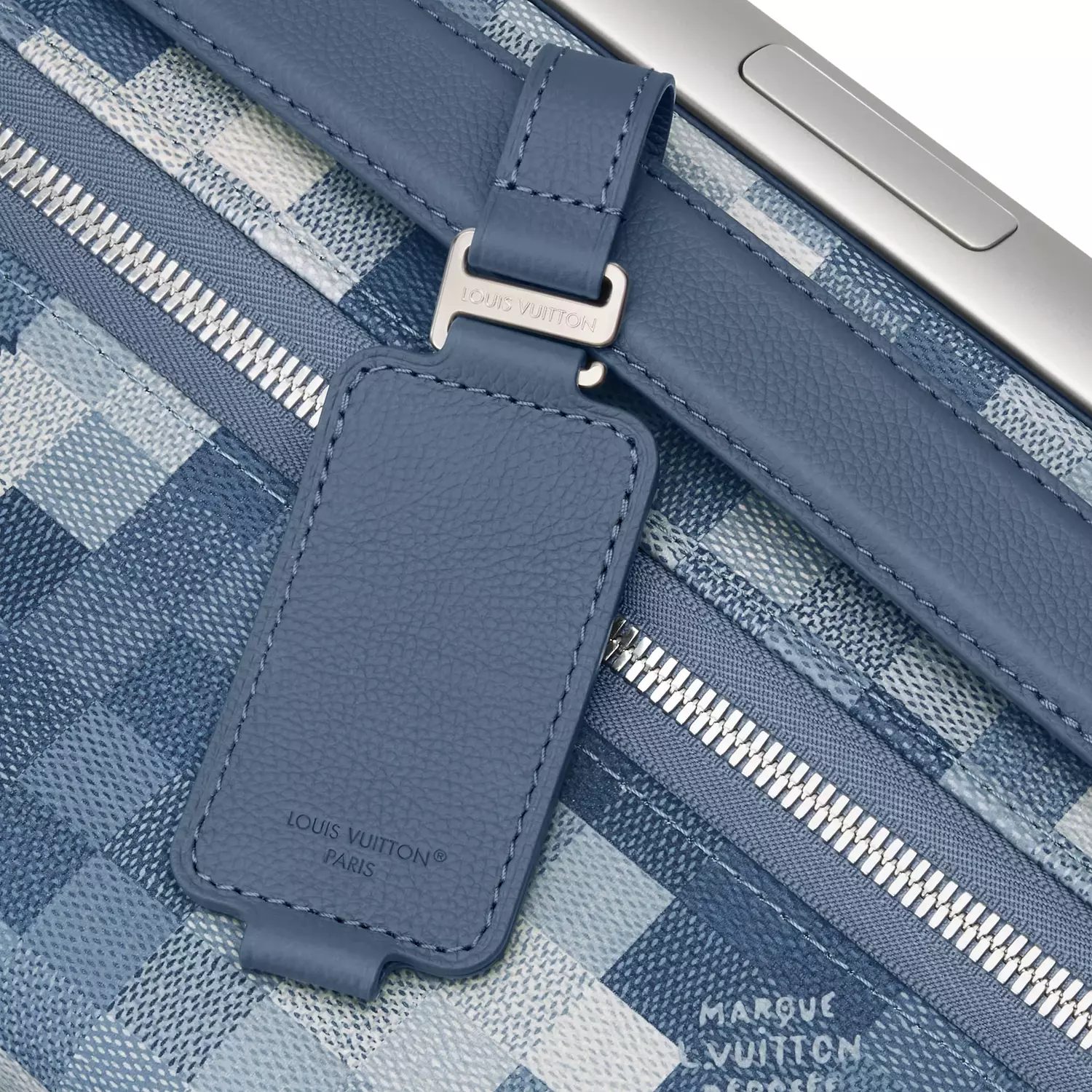 Louis Vuitton Horizon 55 rolling suitcase, likely featuring a monogram 5