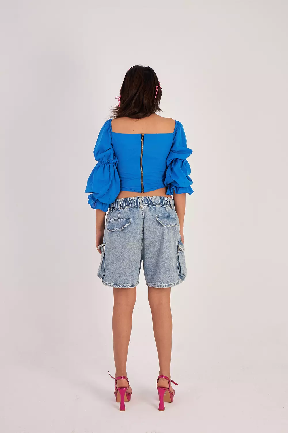 Bubble Bound Square Neck Top 4