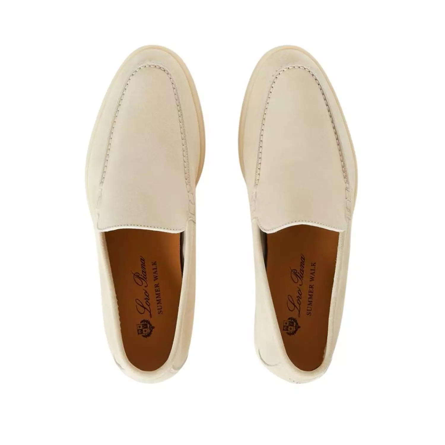 Loro Piana Summer Walk Loafer Suede Nougat 3