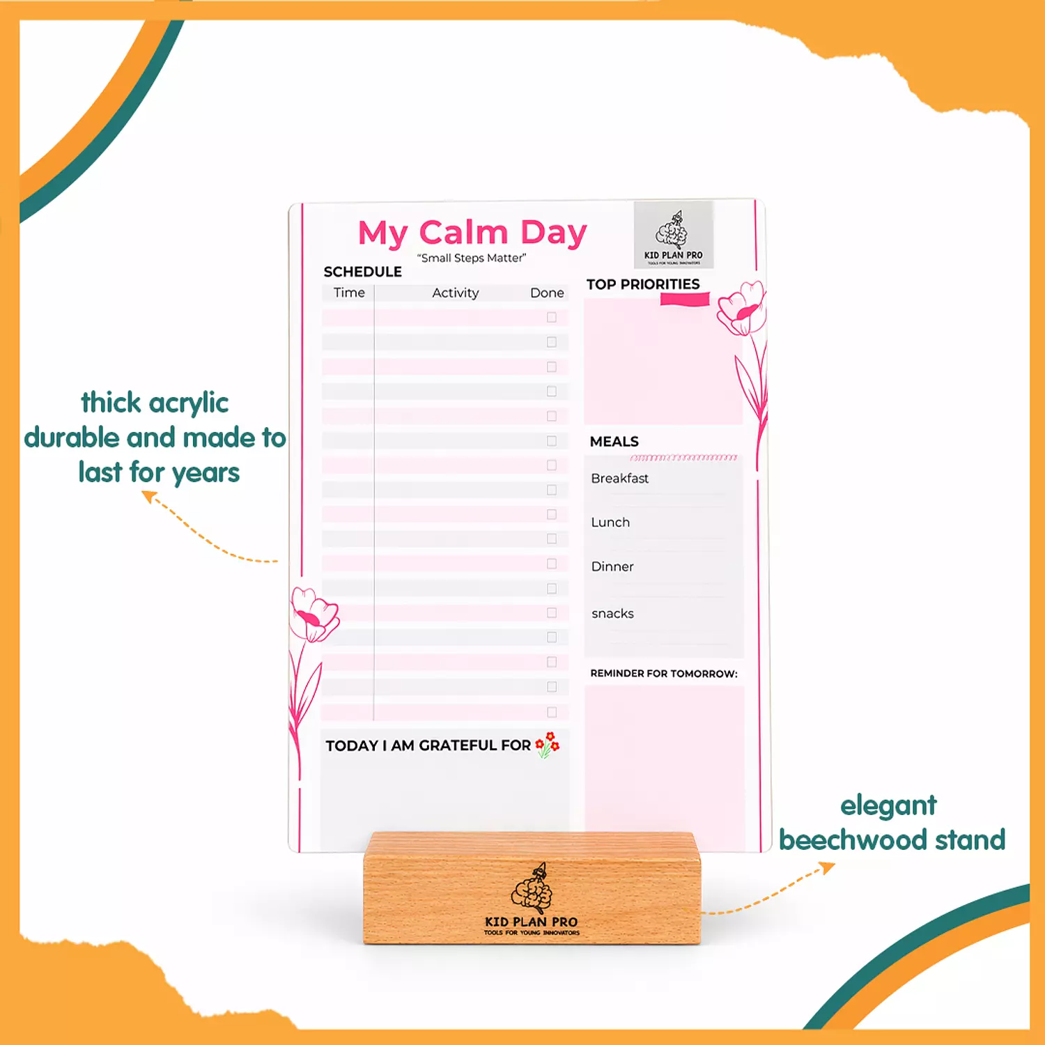 Acrylic Mom Planner 2