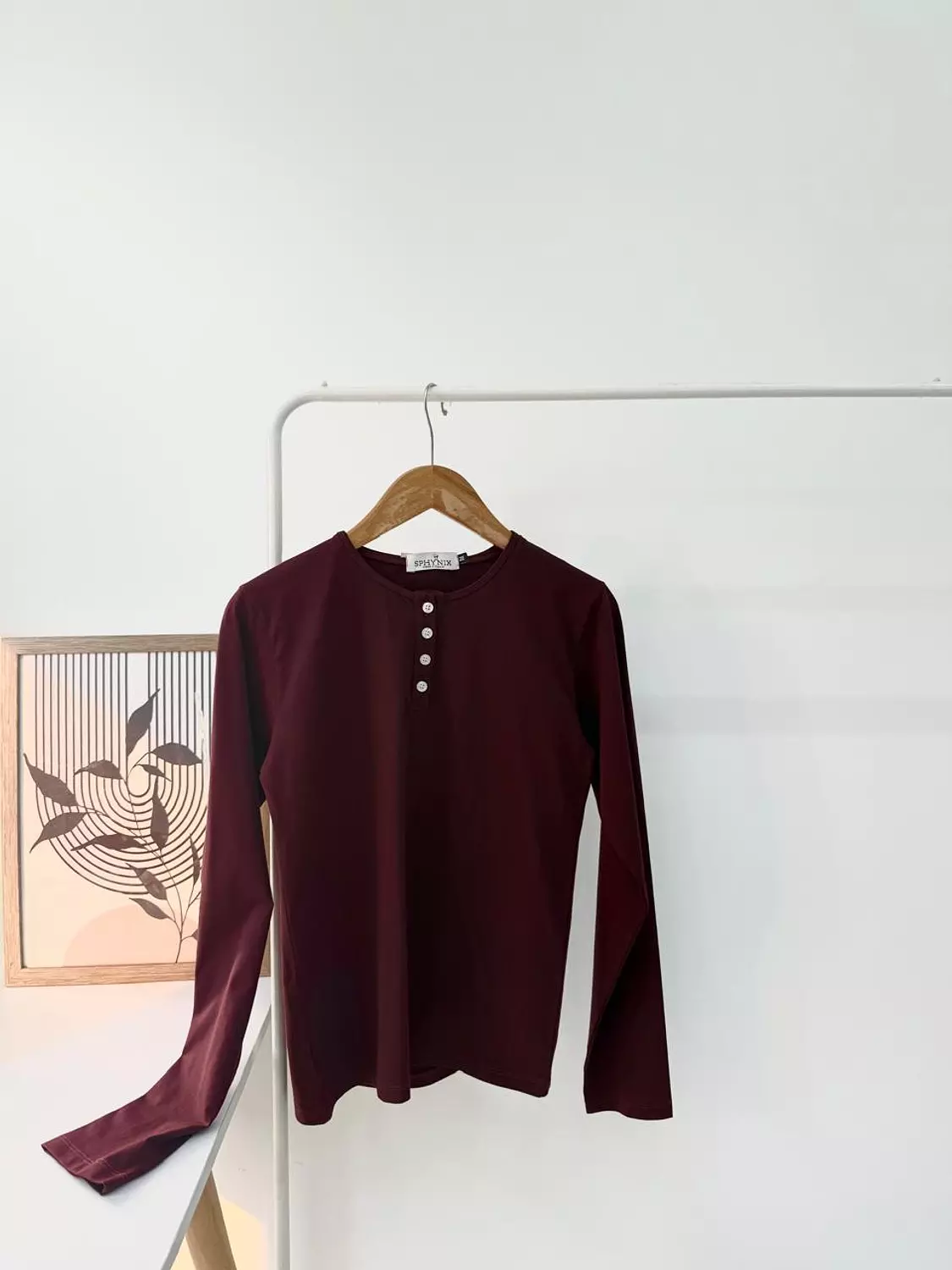 Basic top long sleeve half bottom 7