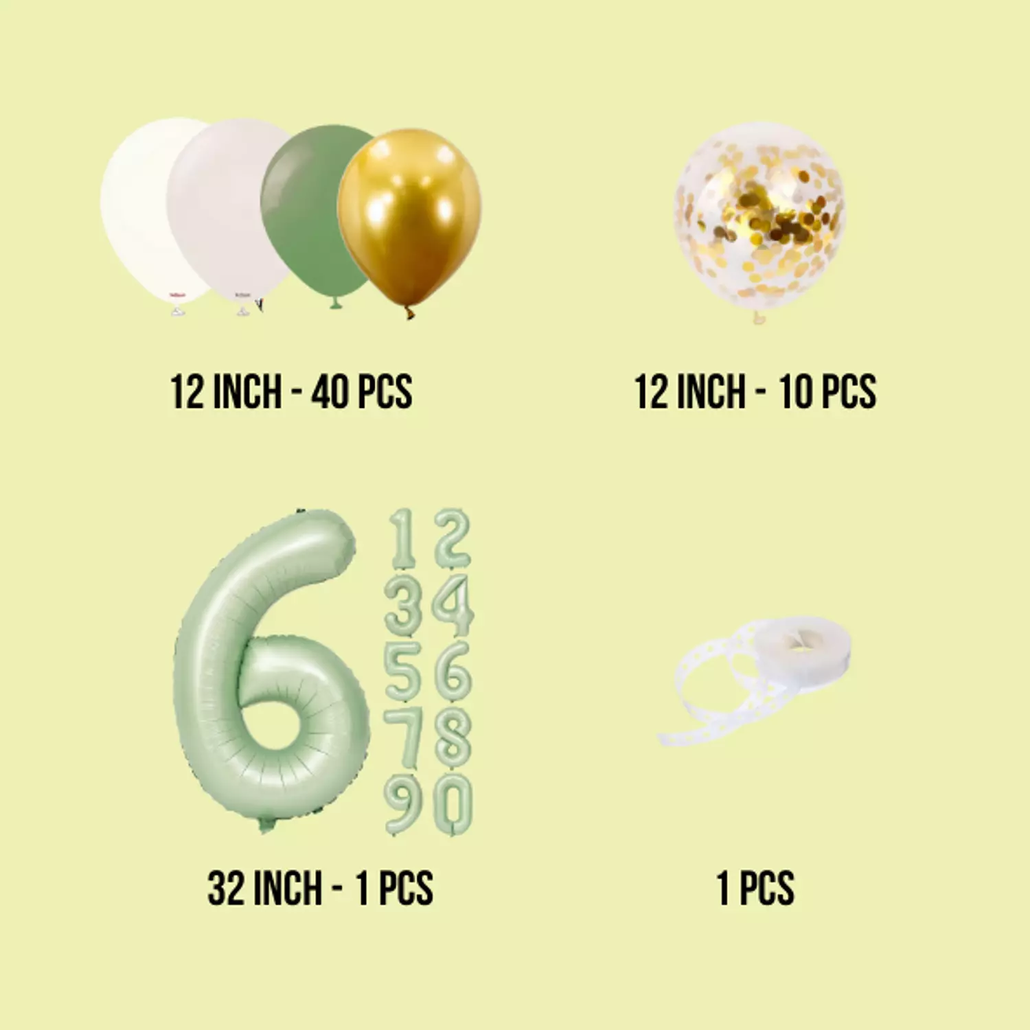 Green & Gold Decoration Setup 1