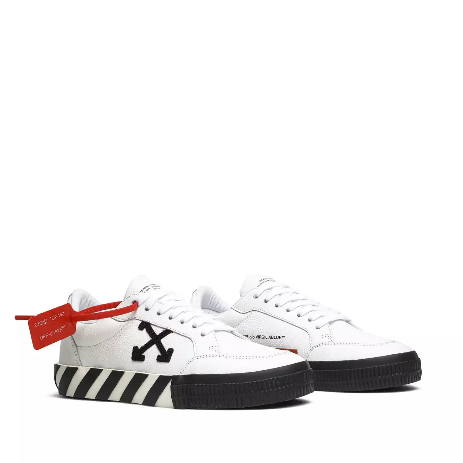 Off-White Vulcanized Low 'White Black' 3