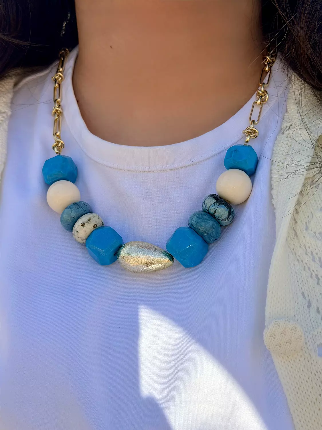 Earthy Blue Statement  hover image