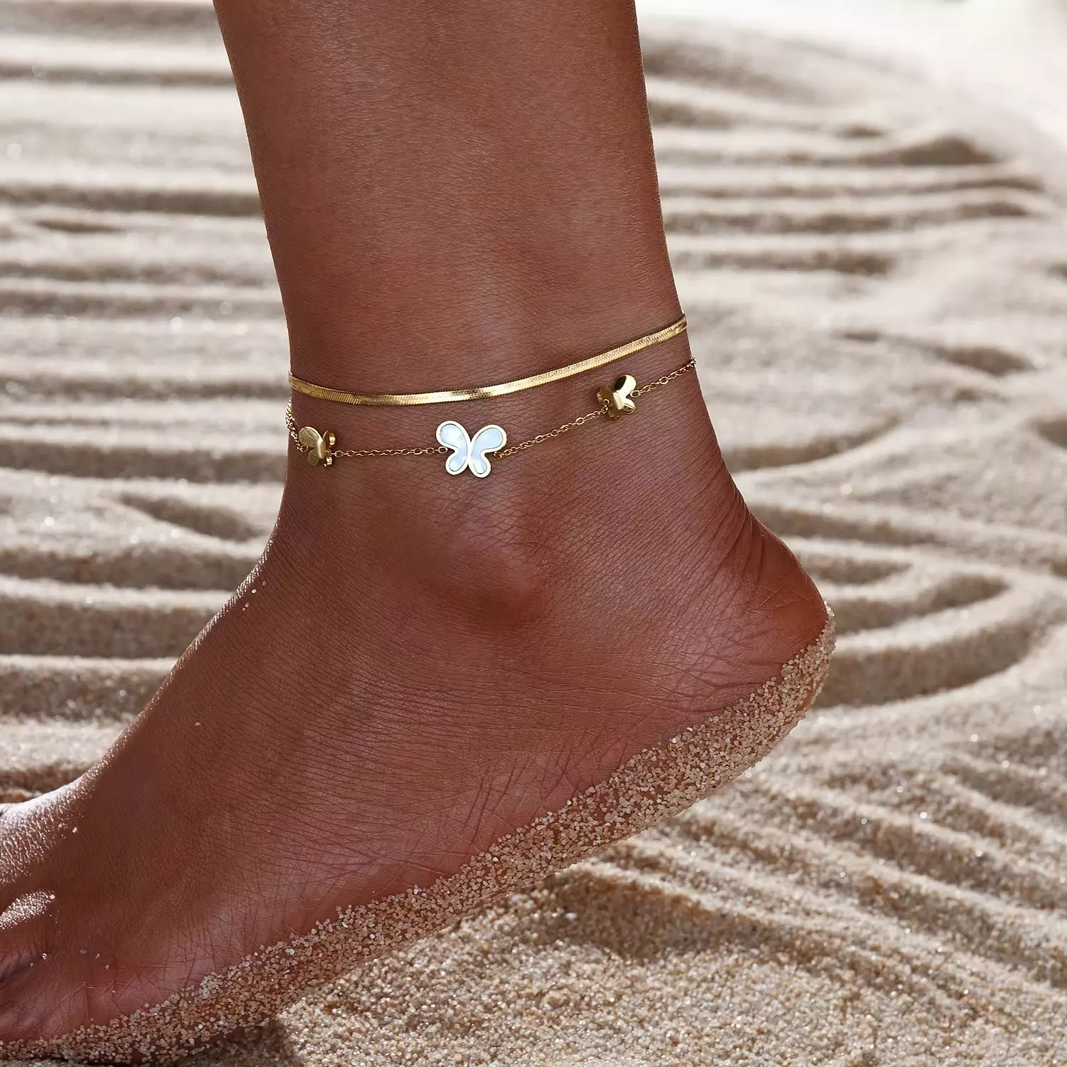 Butterfly snake anklet image