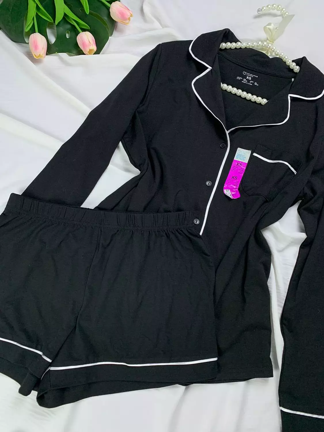 Hot short boyfriend pj set from primark xs 2