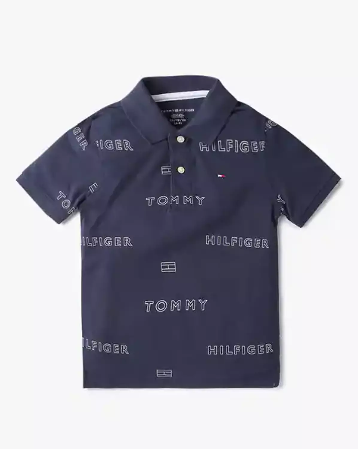 Repeat Logo Print  Polo T-Shirt image