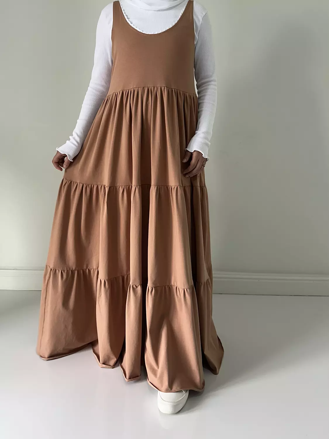 Orang ruffles cotton dress (T)  5