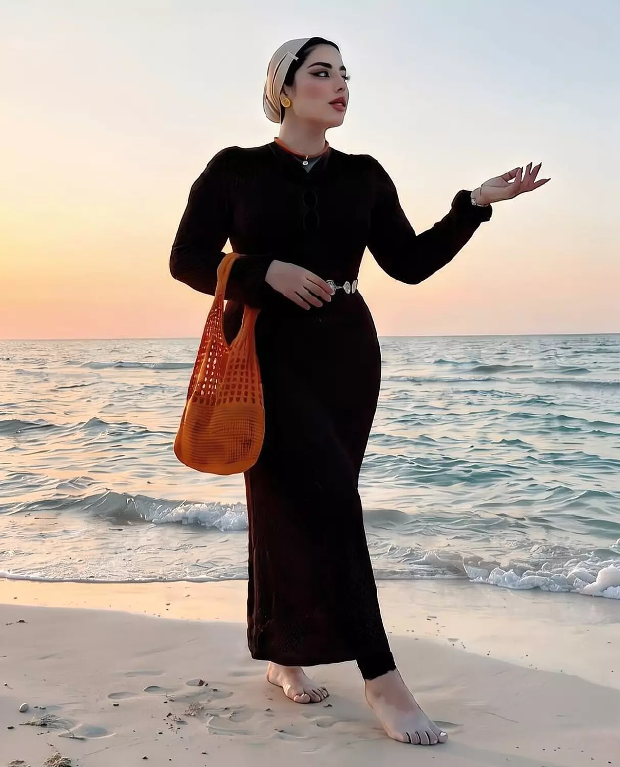 Diamond Knit Maxi Dress 7