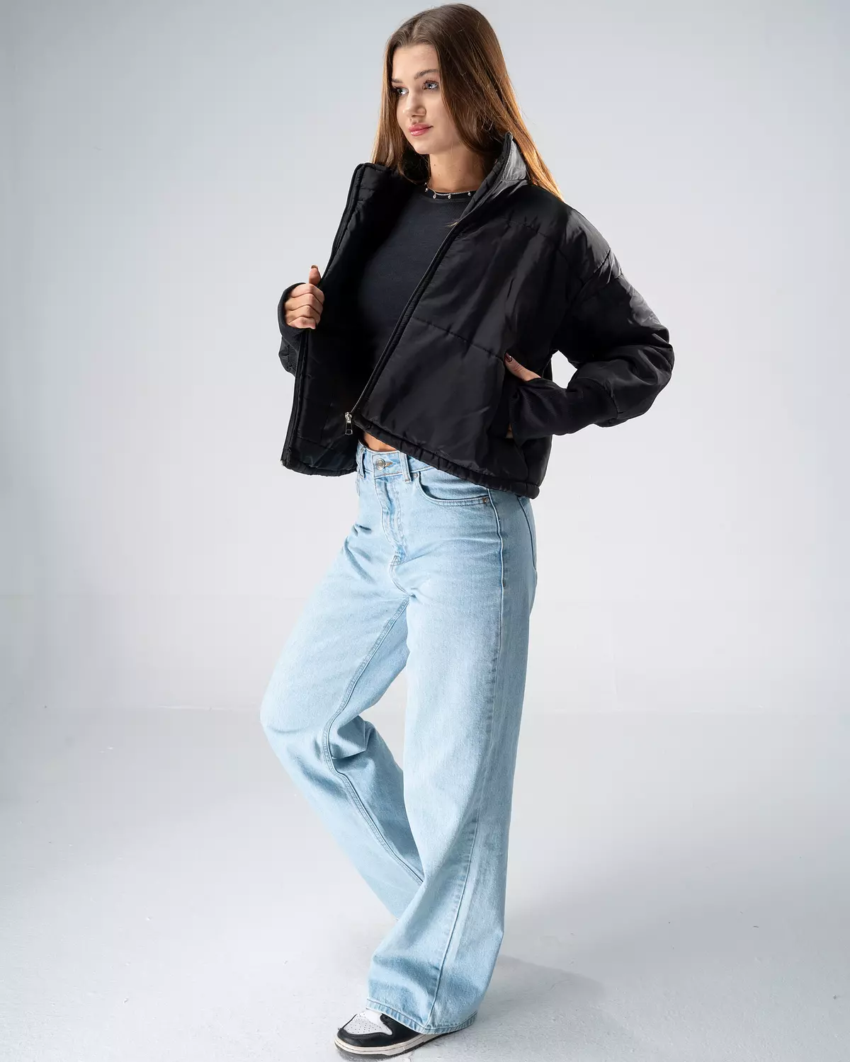 Thumb Hole Puffer Jacket 2