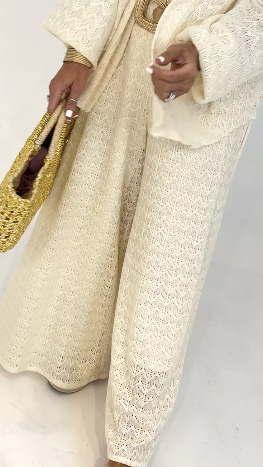 Tricot Off White Suit  (546/3 - 246/2) 3