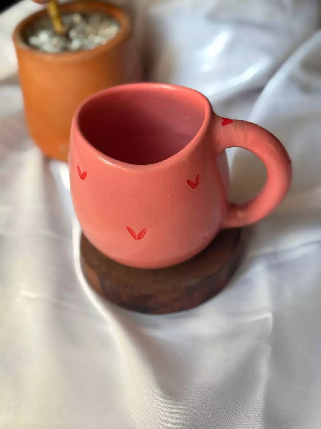 Pink Hearts mug 4
