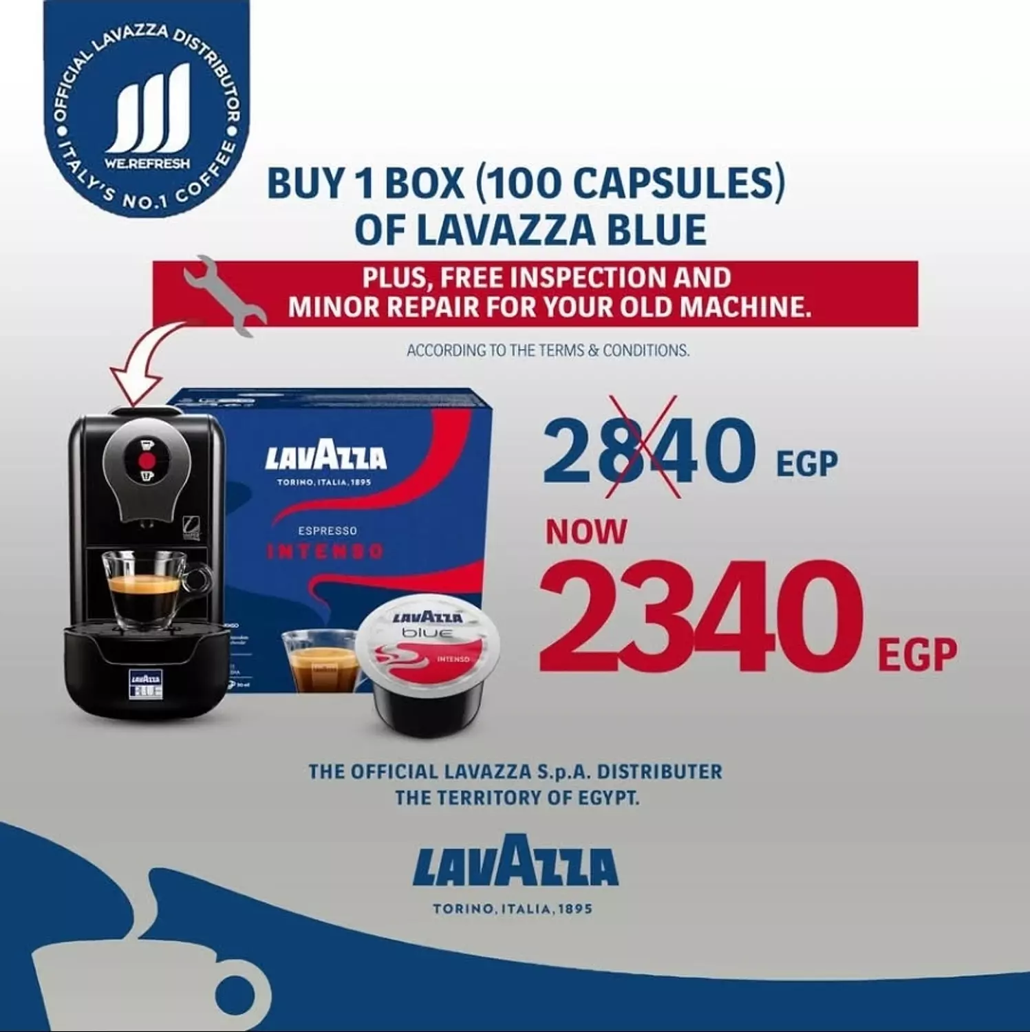 1 Box of 100 Intenso Blue capsules offer image