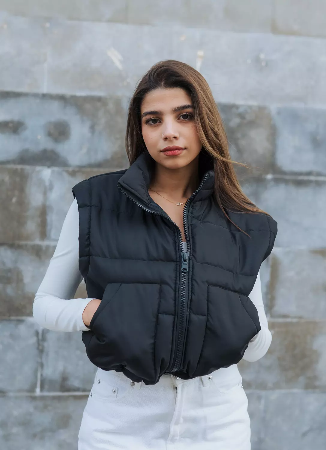 2in1 Jacket/vest - Black  1