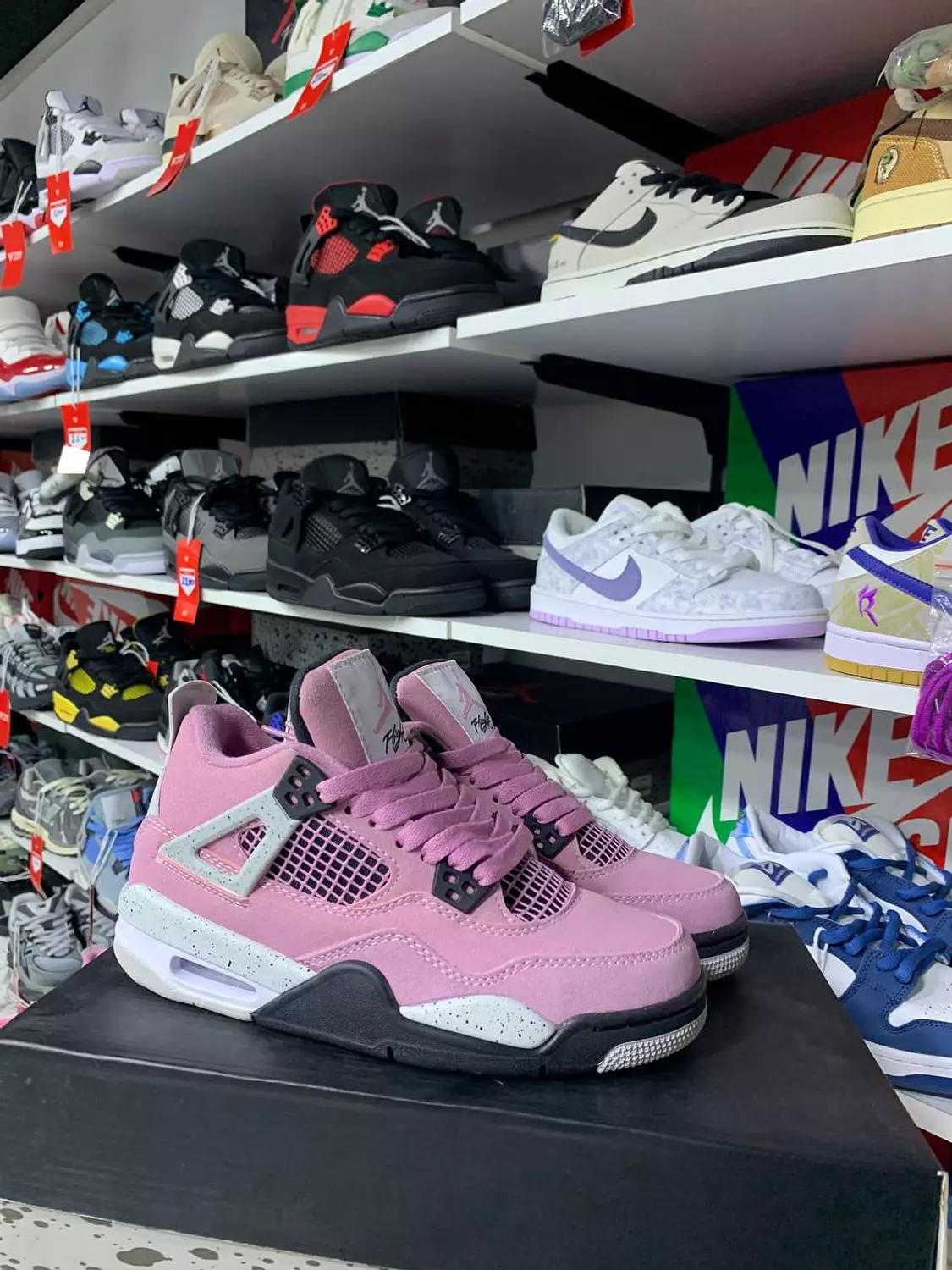 Nike Jordan 4 orchid pink 1