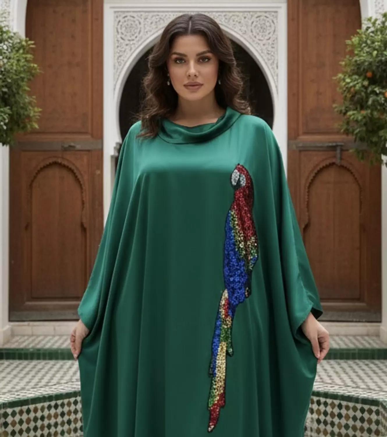Parrot kaftan  image