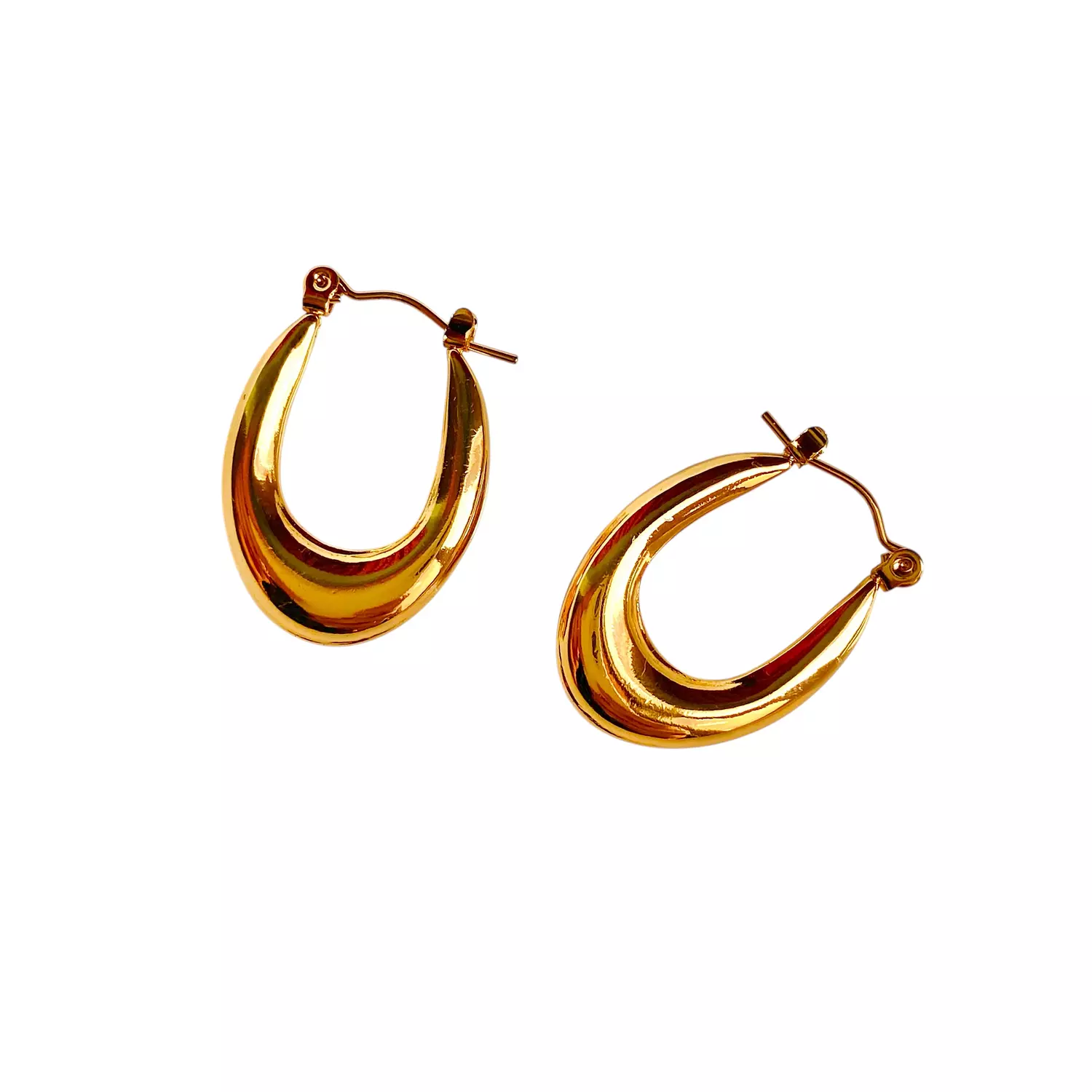 Aurum Curve Stainless steel earrings ✨ image