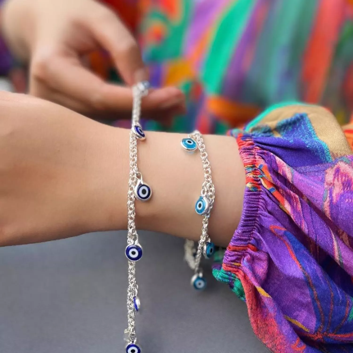 Evil eye bracelet
