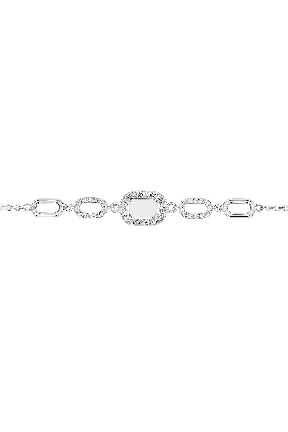 Silver Bracelet Diamond  1
