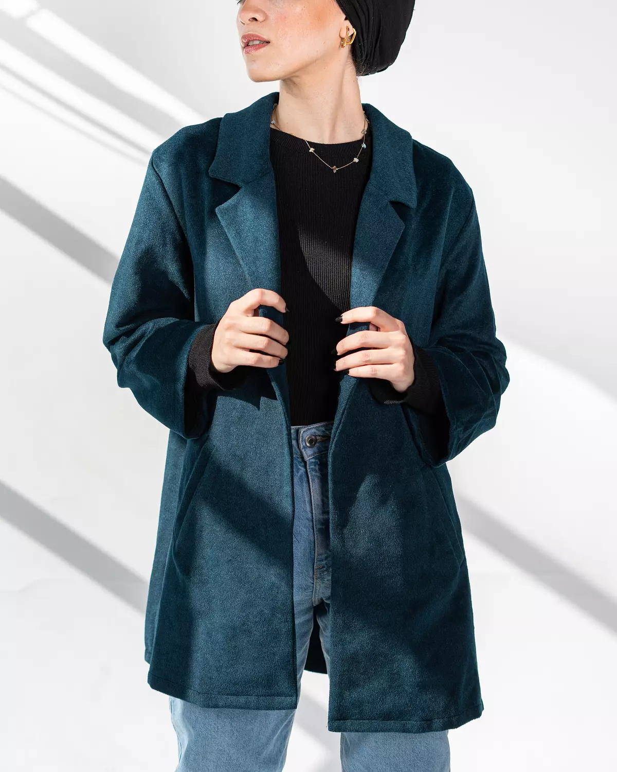 <h4><span style="color: #46585d">RELAX FIT WOOL BLAZER</span></h4>