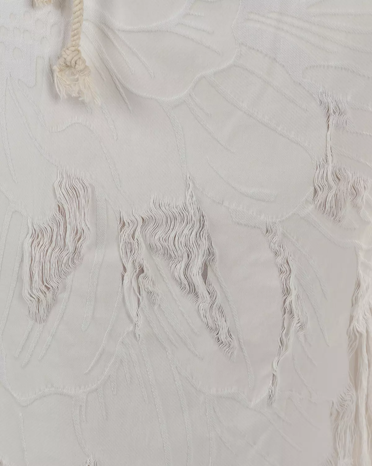 Playful Off-White Maxi Dress  5