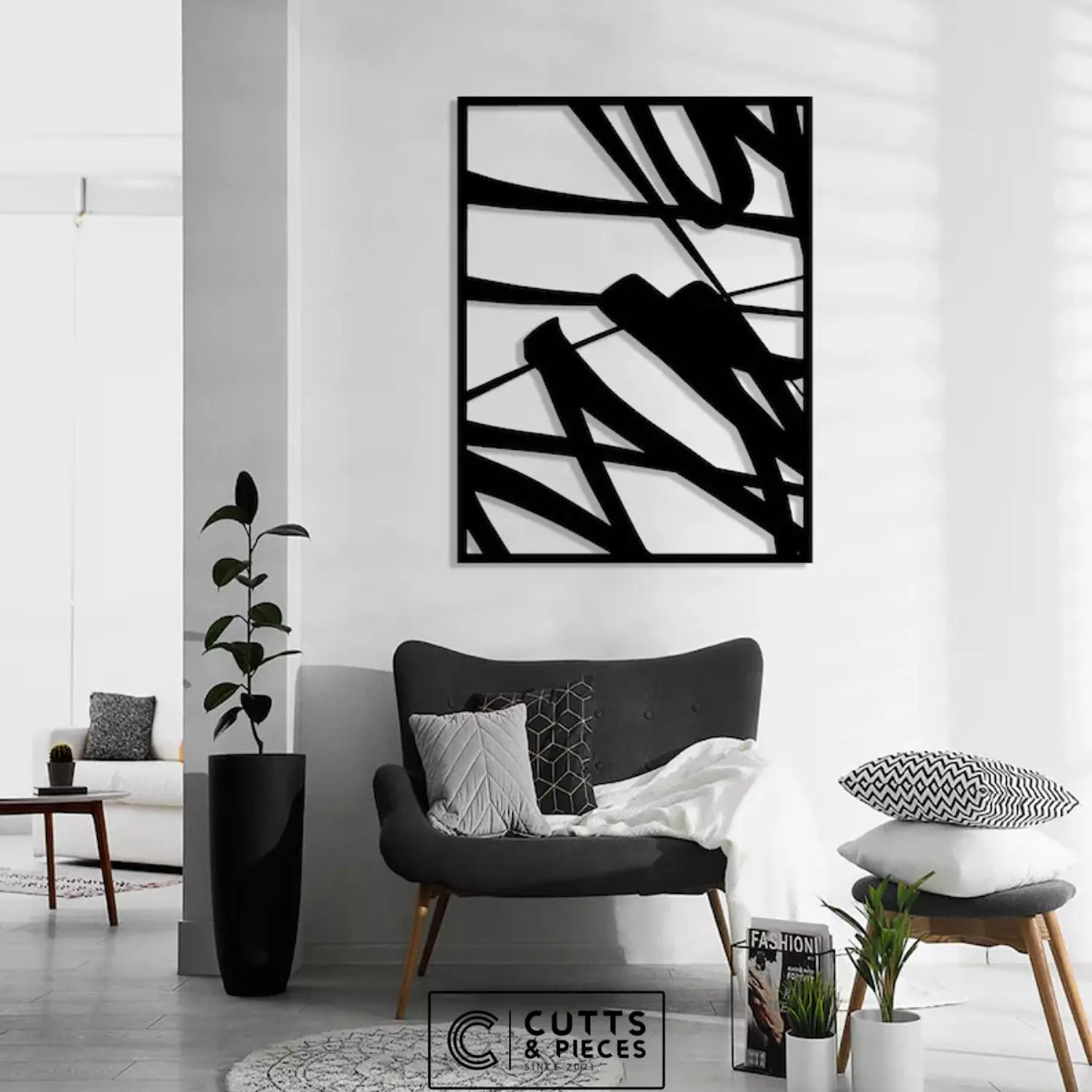 Abstract Paint Lines image