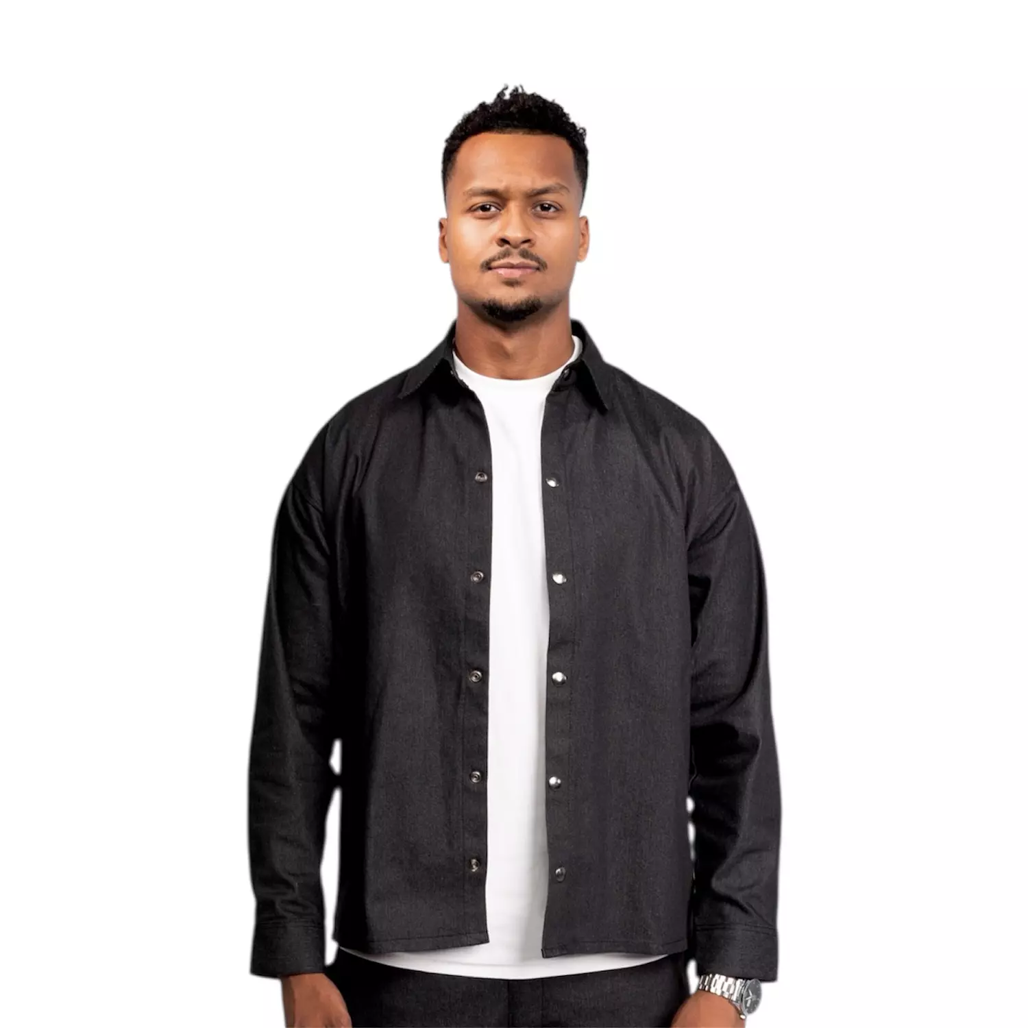 Boxfit denim shirt image