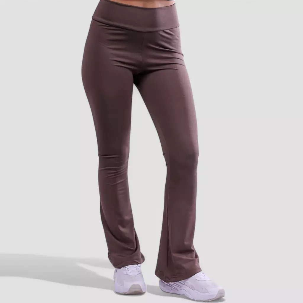 0172 Light Brown Flared Pants 