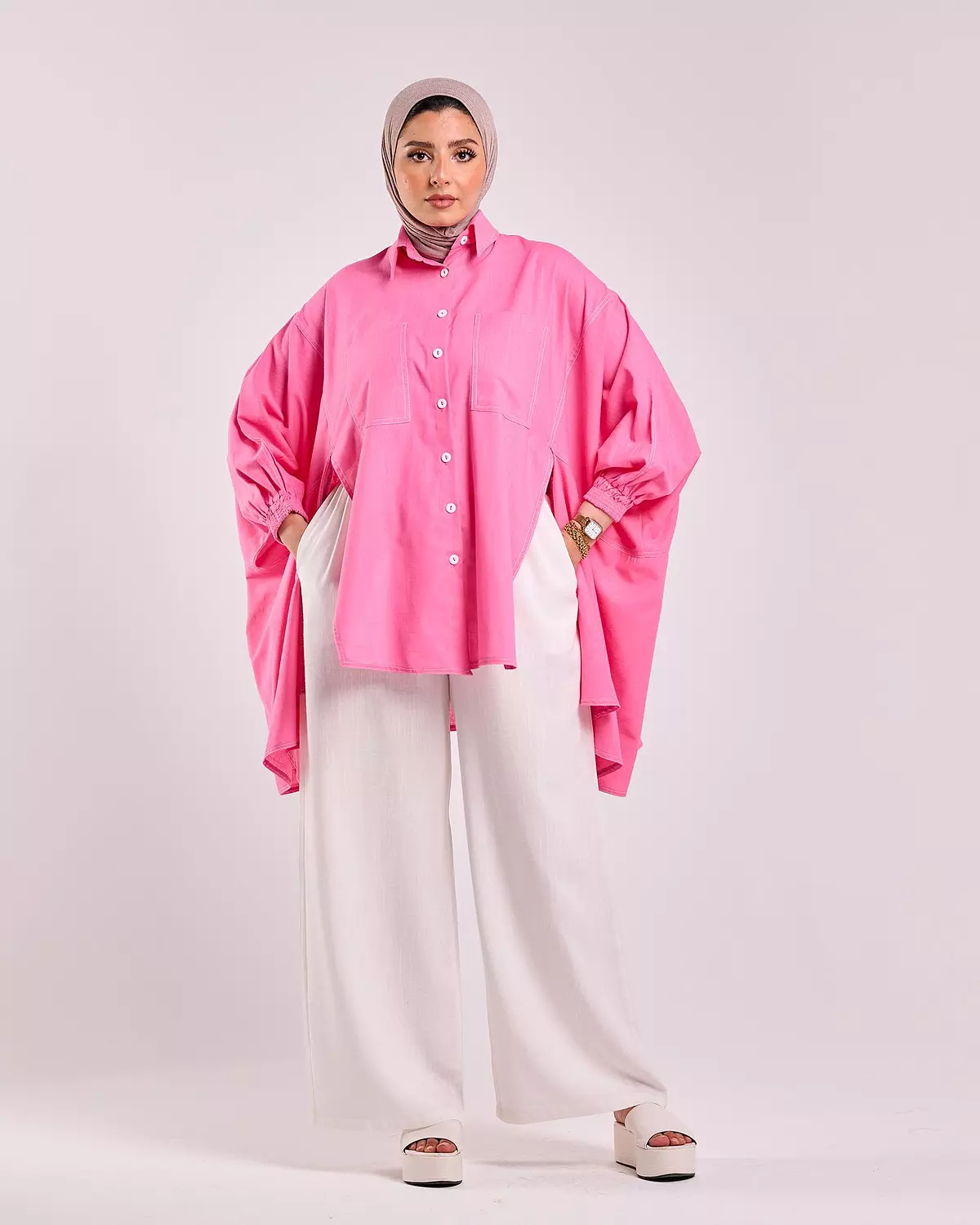 Slap Pants in White hover image