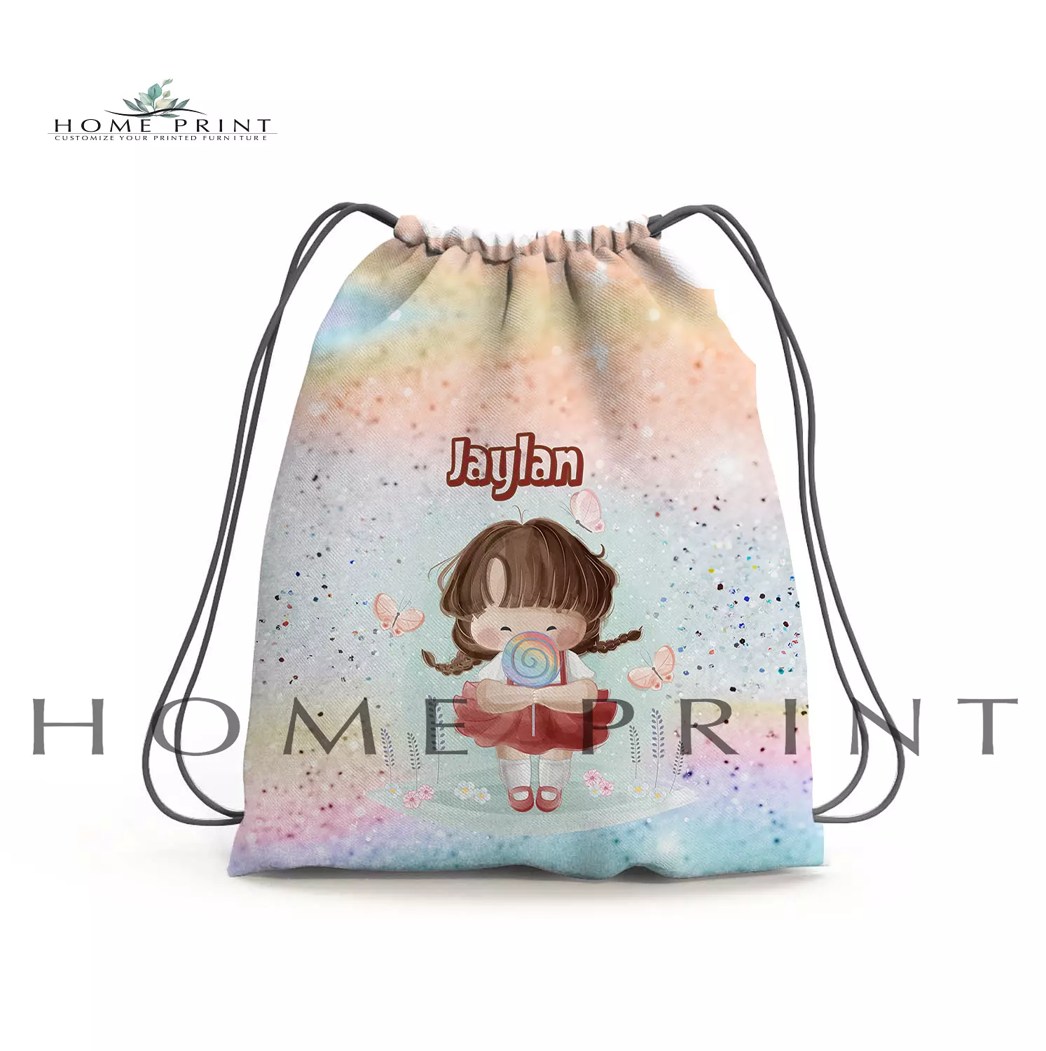 Beach Bag - Cute Girl - Multi color Design  image