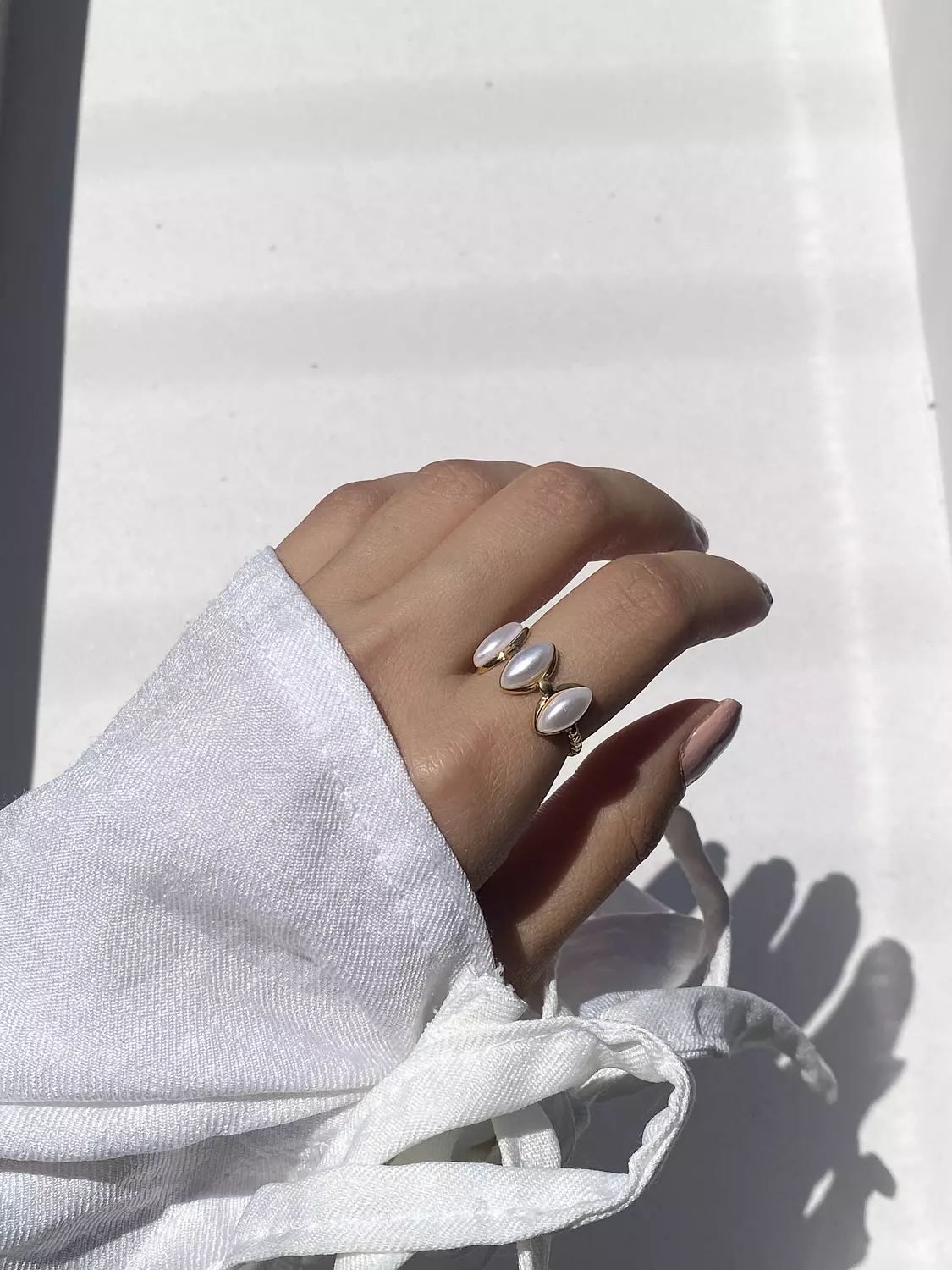 Triple pearl Ring 2